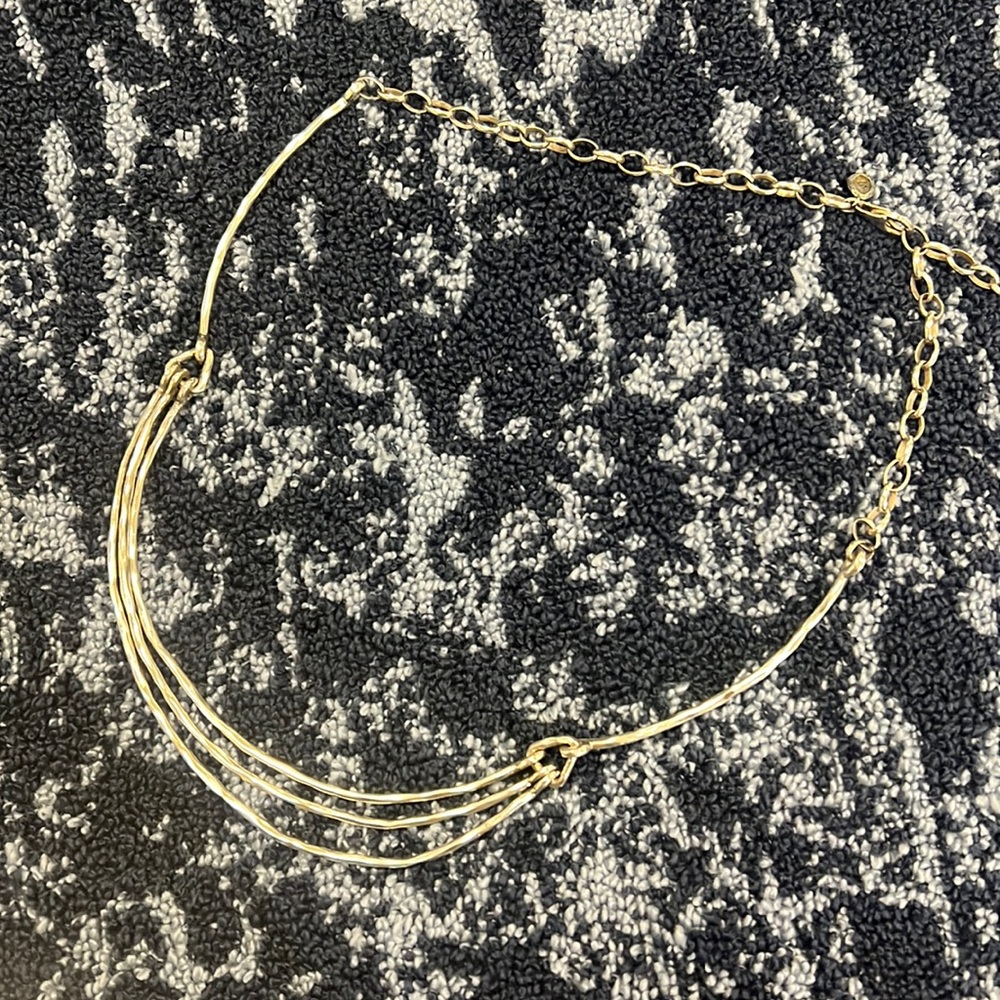 COPY - Silpada Triple Tier Sterling Bar Collar Necklace with quality .925 silver